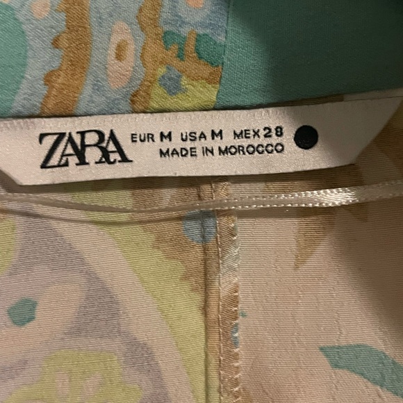 Zara Multicolor Paisley Kimono Romper - Picture 5 of 6